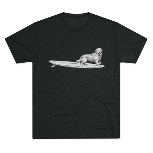 Golden Retriever - Enzo | Hang Twenty Surf Dog T-Shirt