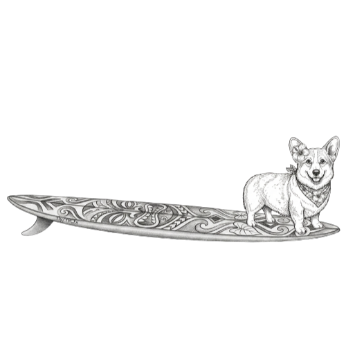 CORGI Pebbles Surf Shop