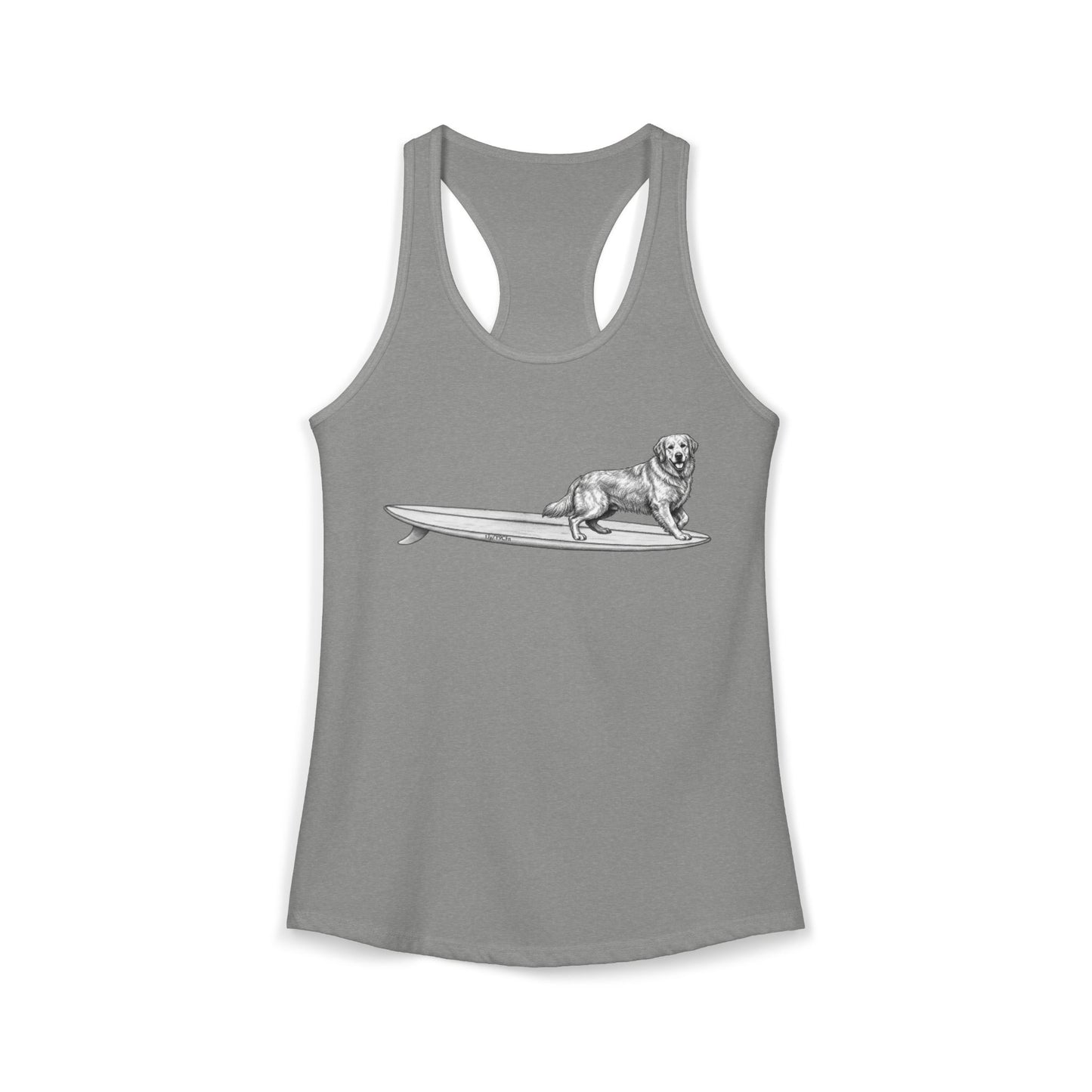 Golden Retriever - Enzo | Hang Twenty Surf Dog Racerback Tank