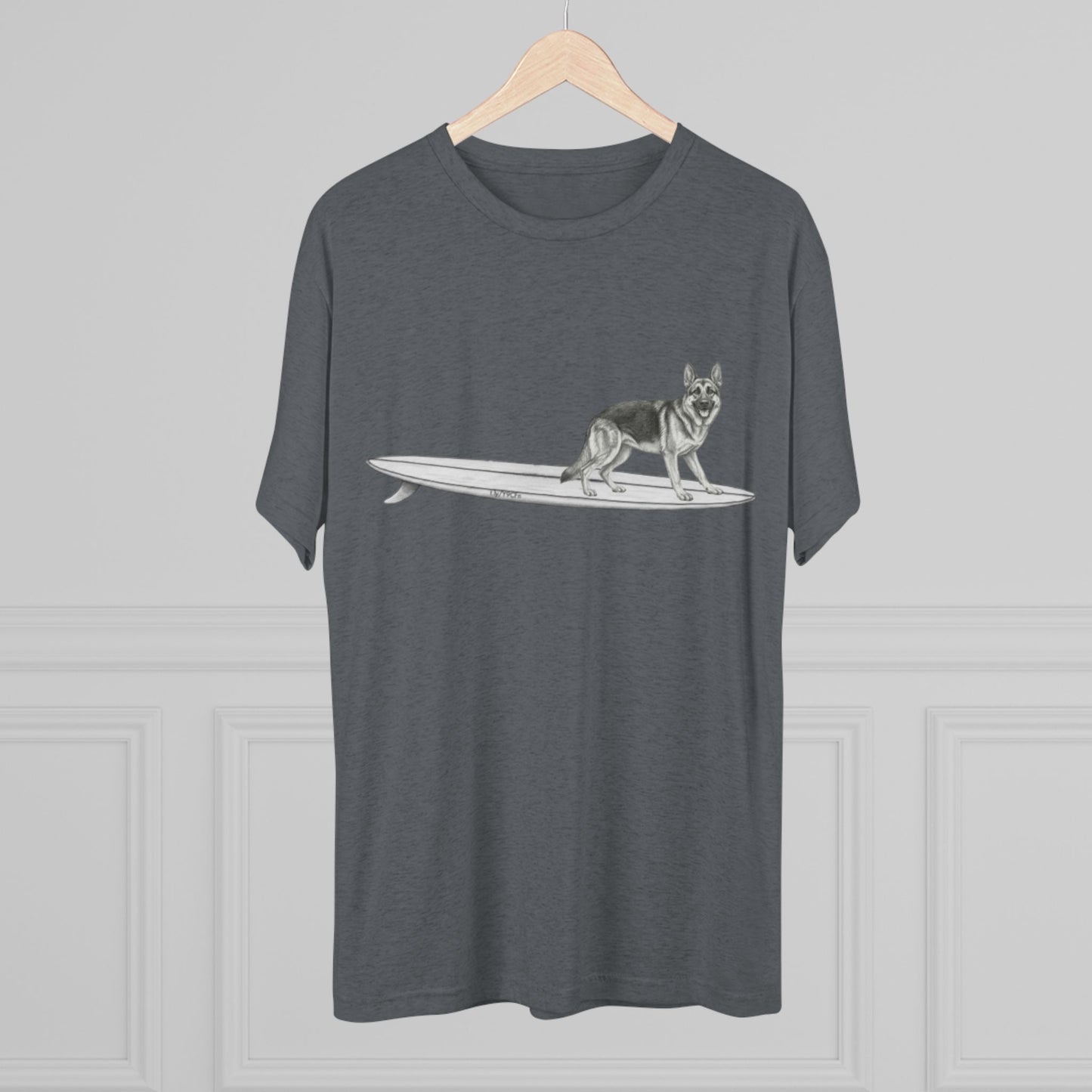 German Shepherd - Addie | Hang Twenty Surf Dog T-Shirt