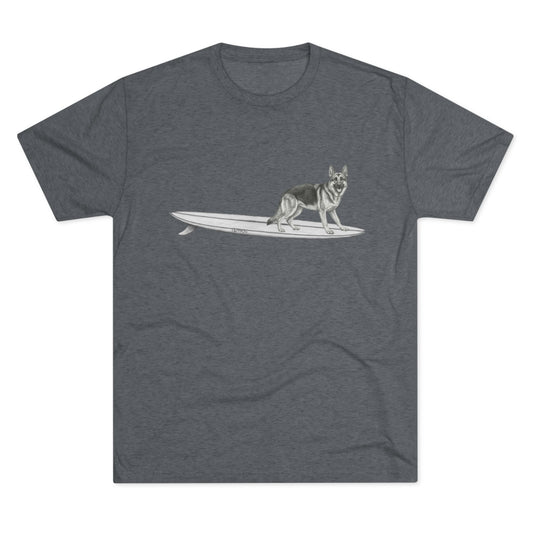 German Shepherd - Addie | Hang Twenty Surf Dog T-Shirt