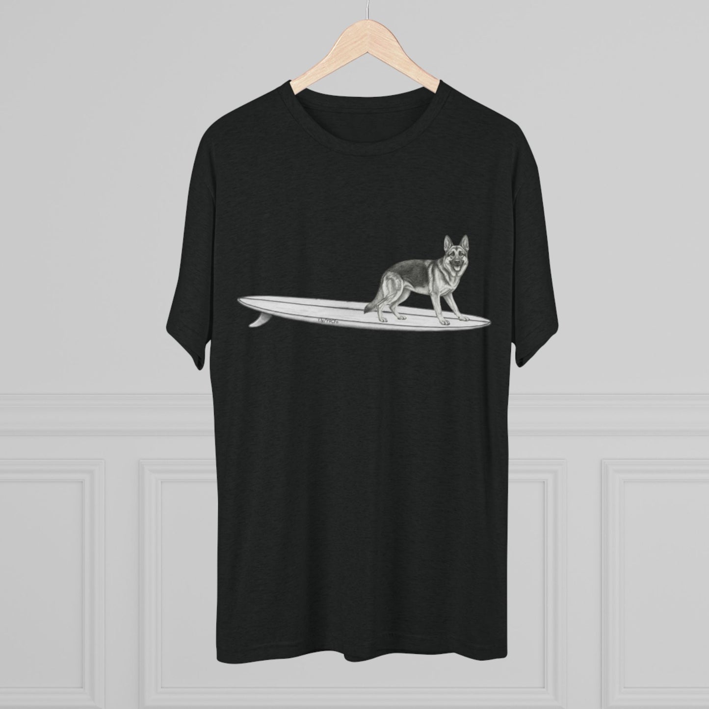 German Shepherd - Addie | Hang Twenty Surf Dog T-Shirt