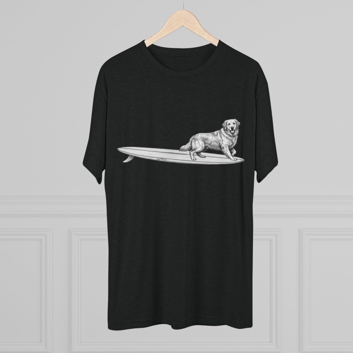 Golden Retriever - Enzo | Hang Twenty Surf Dog T-Shirt