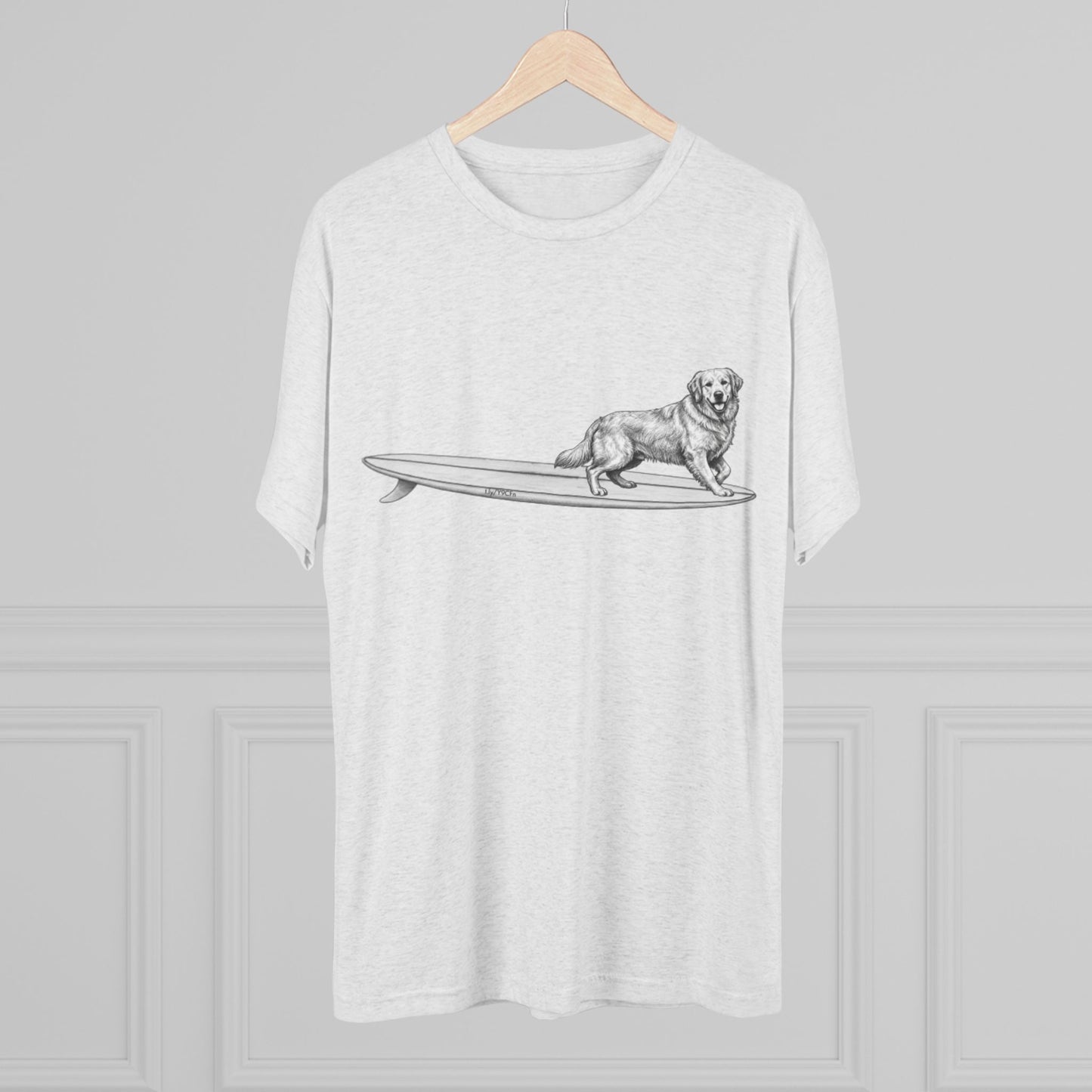 Golden Retriever - Enzo | Hang Twenty Surf Dog T-Shirt