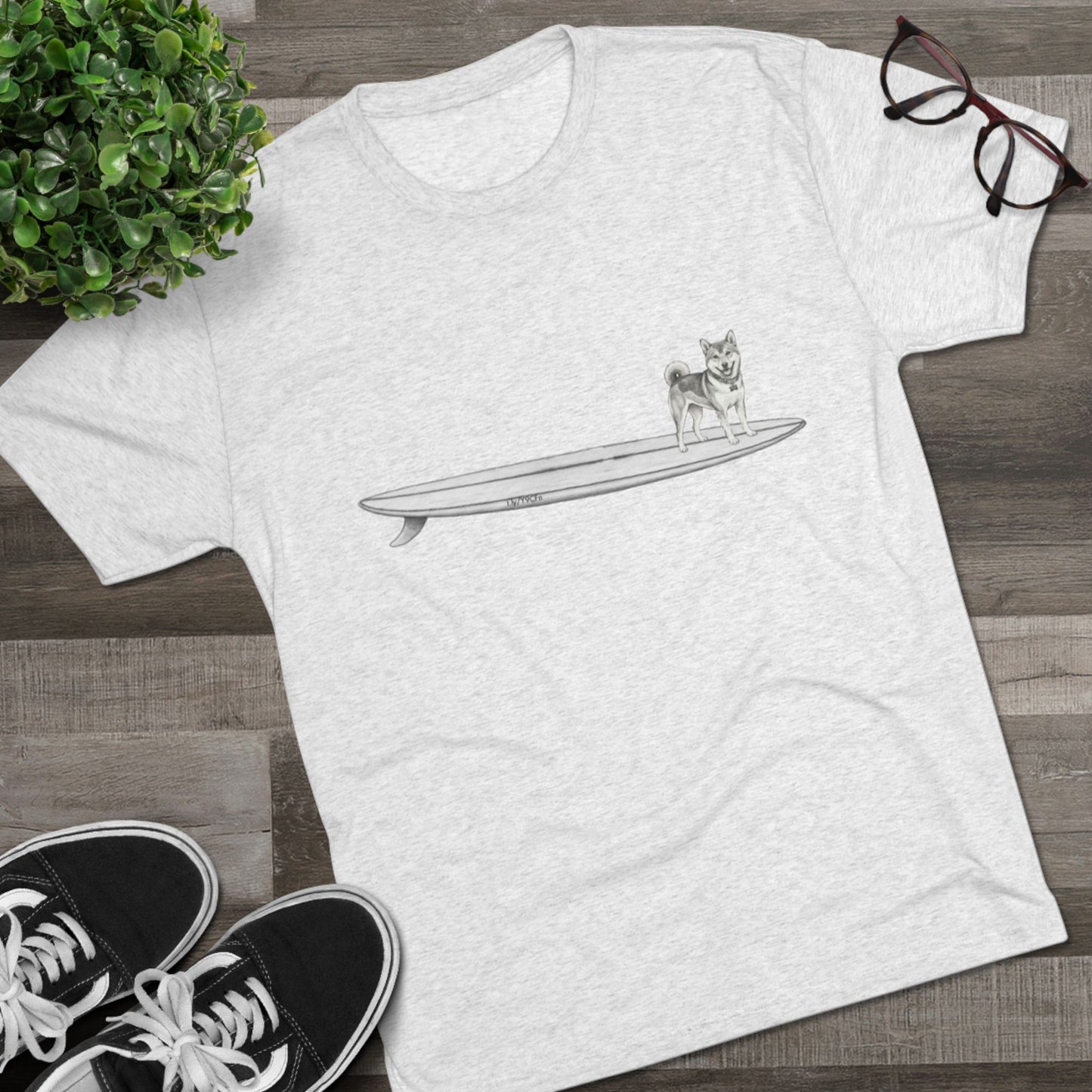 Shiba Inu - Kuma | Hang Twenty Surf Dog T-Shirt
