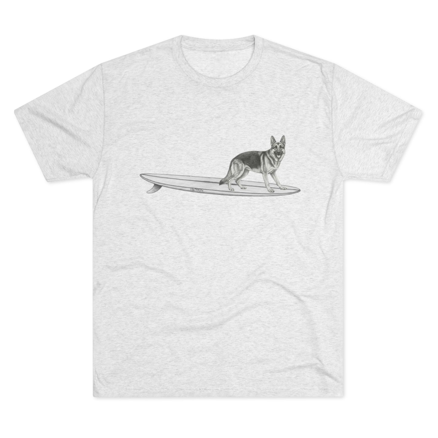 German Shepherd - Addie | Hang Twenty Surf Dog T-Shirt