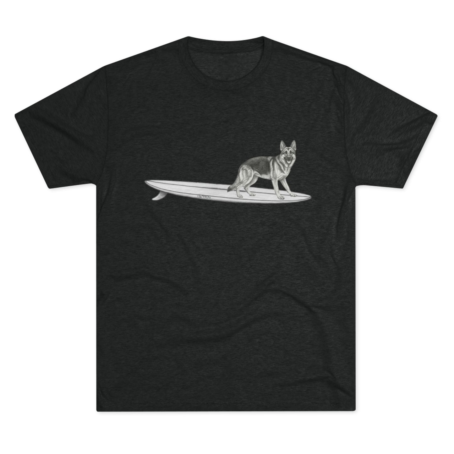 German Shepherd - Addie | Hang Twenty Surf Dog T-Shirt
