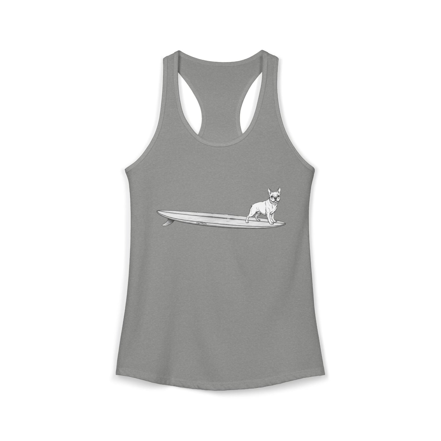 French Bulldog - Lily | Hang Twenty Surf Dog Racerback Tank
